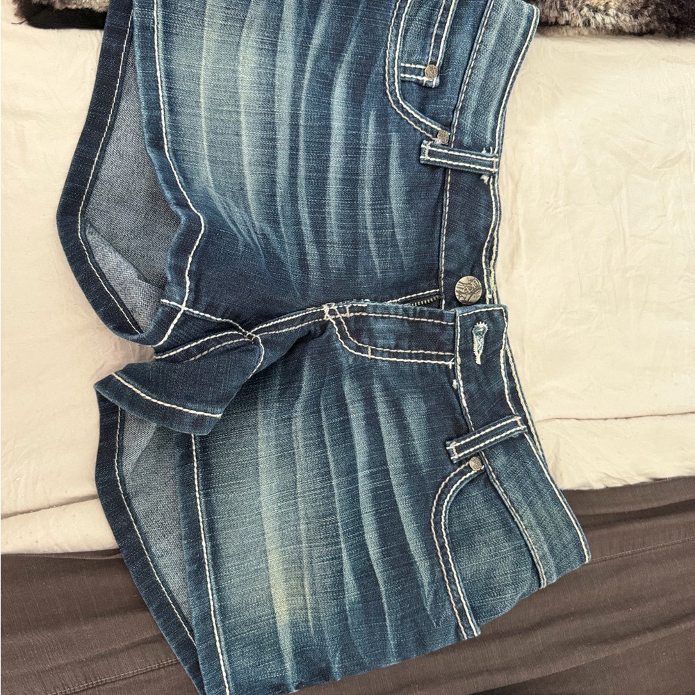 BKE Faded Indigo Jean Shorts